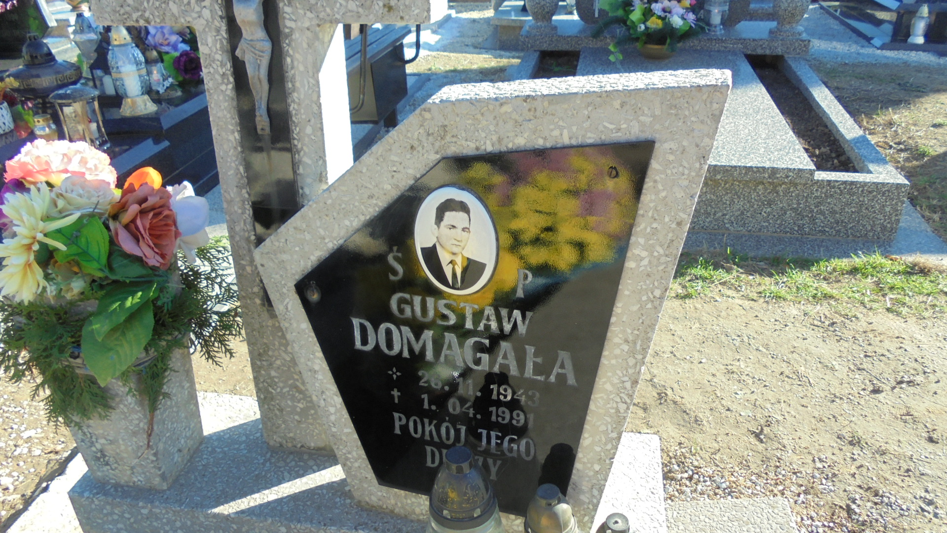 Gustaw DOMAGAŁA 1943 Legnickie Pole - Grobonet - Wyszukiwarka osób pochowanych