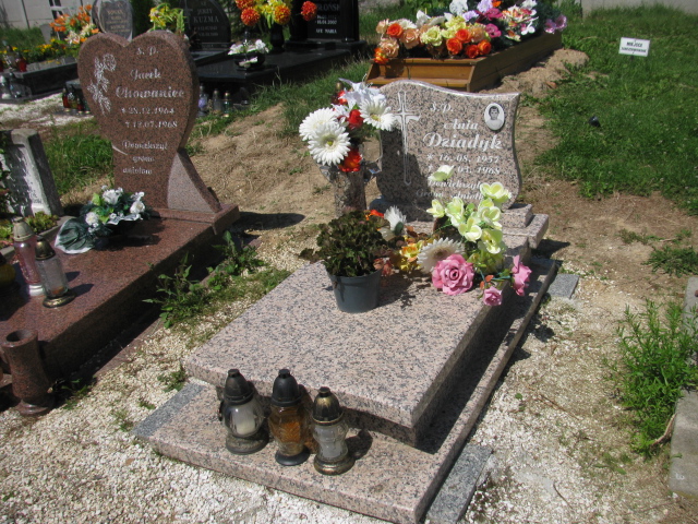 Grób ANIA-dziecko DZIADYK