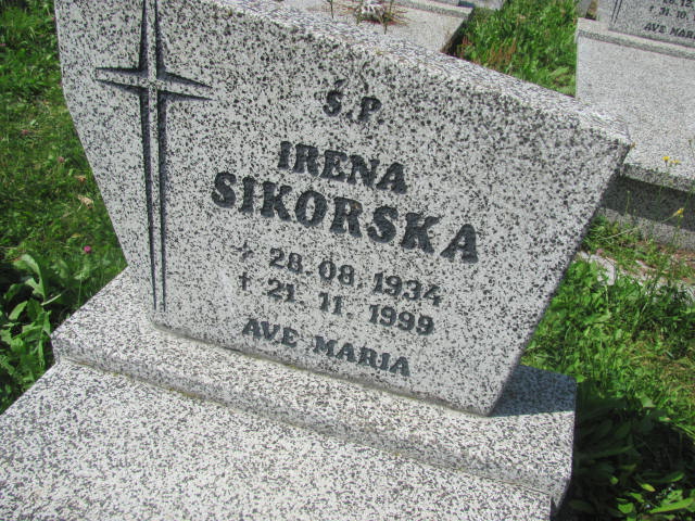 Irena SIKORSKA 1934 Legnickie Pole - Grobonet - Wyszukiwarka osób pochowanych