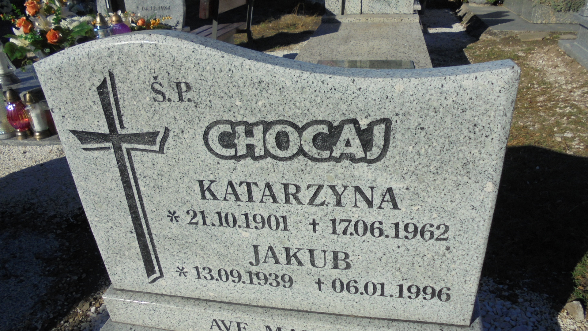 Katarzyna CHOCAJ 1901 Legnickie Pole - Grobonet - Wyszukiwarka osób pochowanych