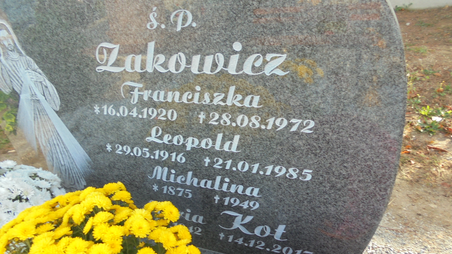 Michalina ZAKOWICZ 1875 Legnickie Pole - Grobonet - Wyszukiwarka osób pochowanych