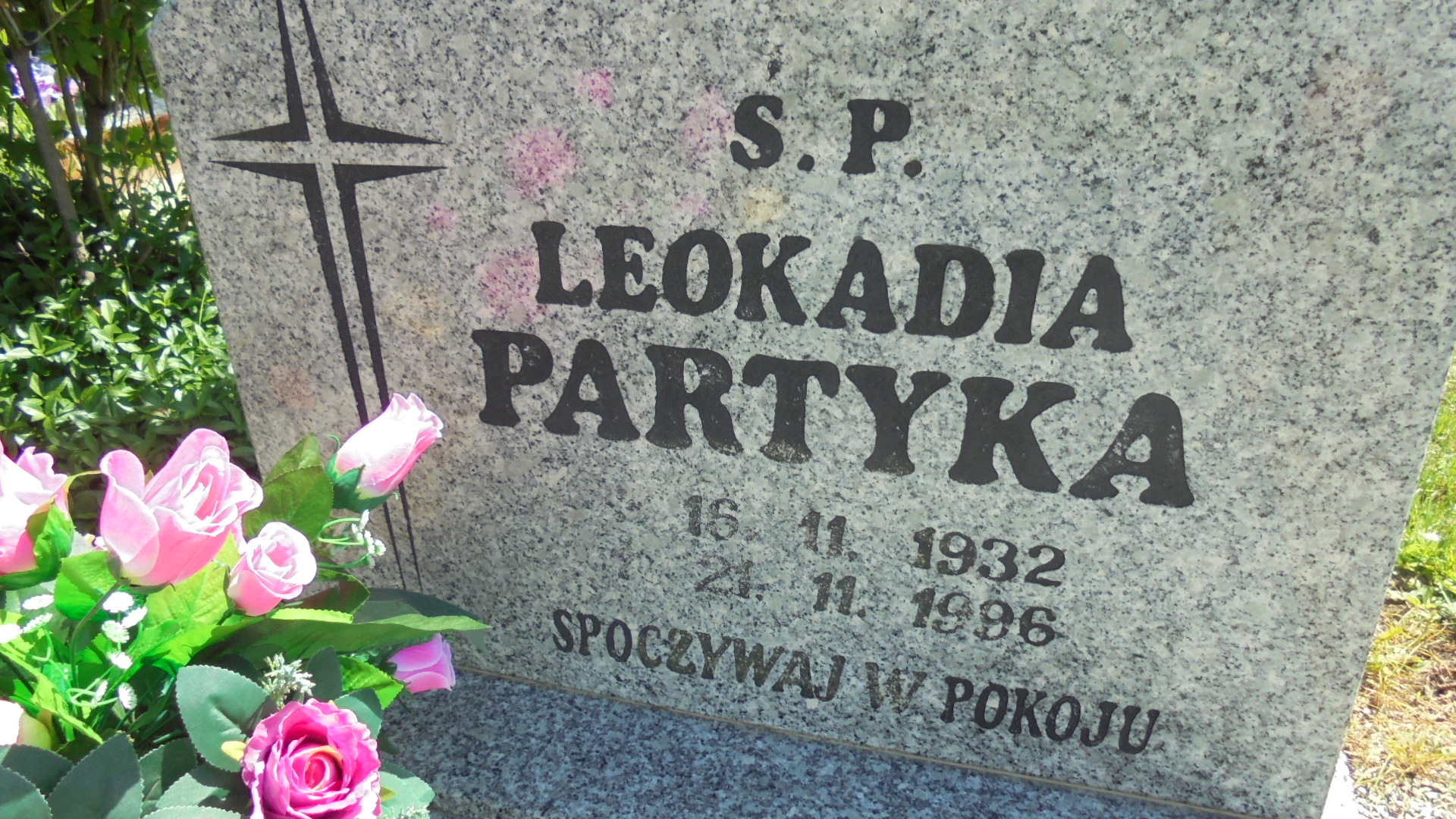 Leokadia PARTYKA 1932 Legnickie Pole - Grobonet - Wyszukiwarka osób pochowanych