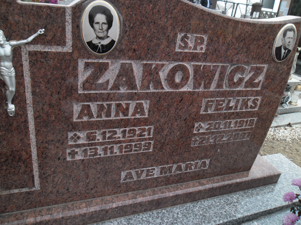 Józef ZAKOWICZ 1947 Legnickie Pole - Grobonet - Wyszukiwarka osób pochowanych